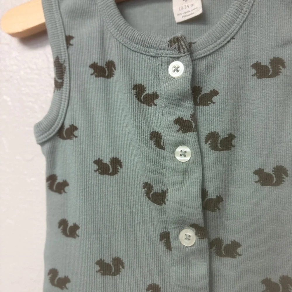 $23‎ ADD ON kate quinn squirrel jumpsuit hanna andersson mini boden quincy mae